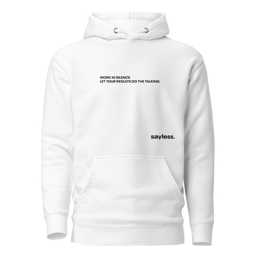 Work In Silence Unisex Hoodie